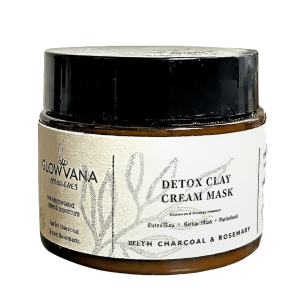 Detox Clay Cream Mask | Rosemary-Activated Charcoal