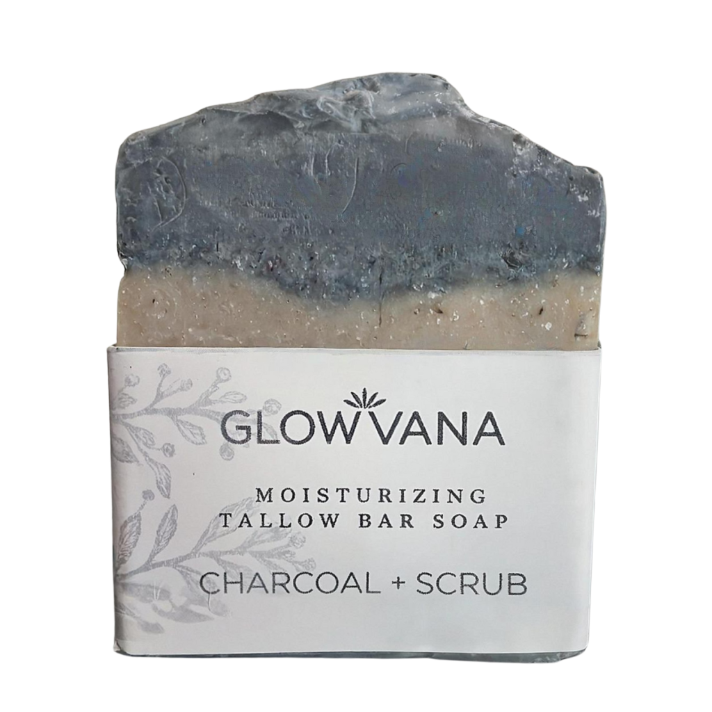 Organic Detox Tallow Aloe Soap | Activated Charcoal + Rosemary