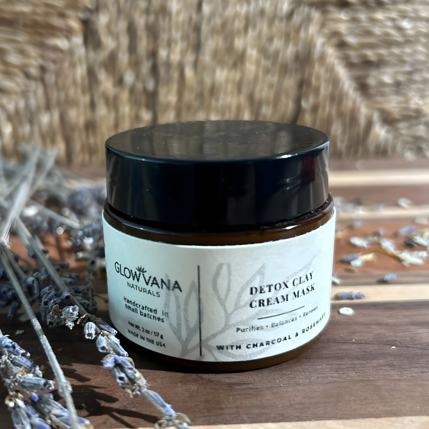 Detox Clay Cream Mask | Rosemary-Activated Charcoal - Image 2